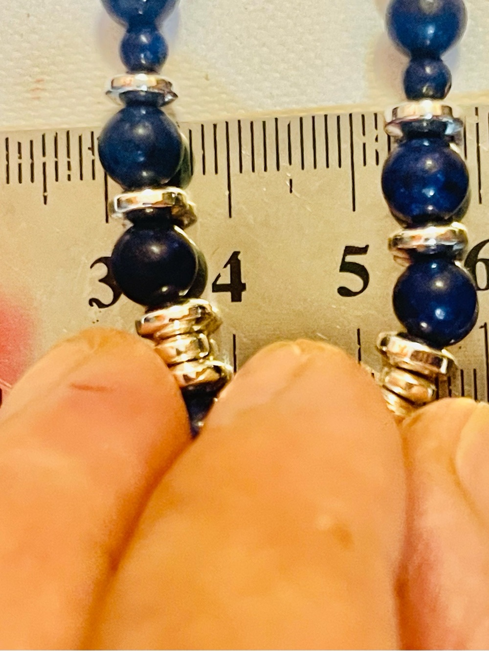 Lot Of 2 Southwest Lapis Lazuli
Hematite beaded necklace Bracelet Sz
19" - Picture 10 of 12